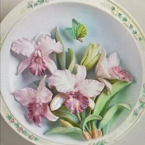 Lena Liu’s Beautiful Garden by BRADFORD EXCHANGE Orchid Garden Plate